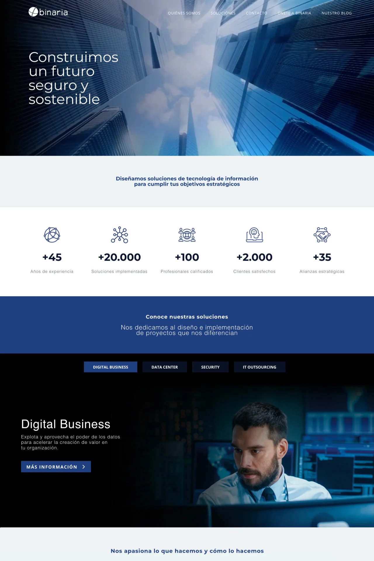 mensaje claro de la oferta digital