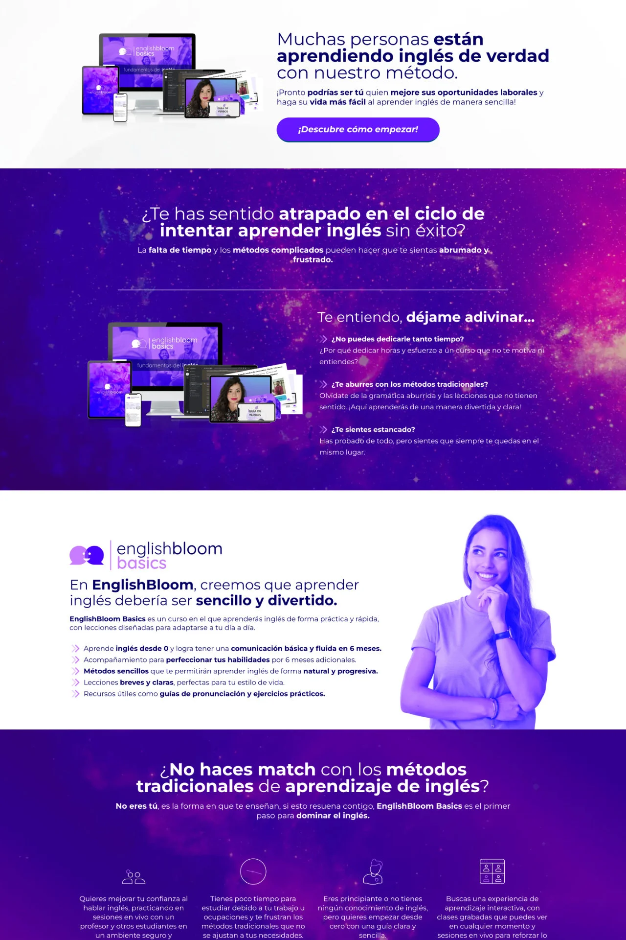 página de ventas con vsl integrada