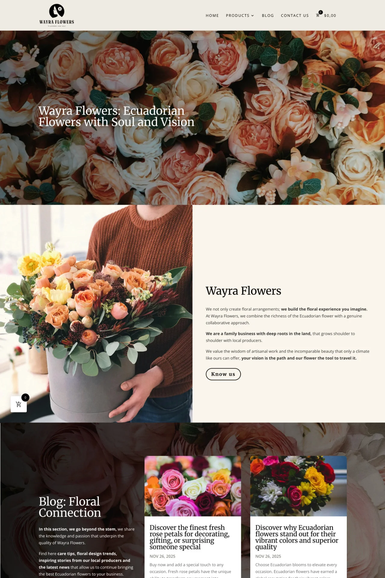 página de ventas orientada a resultados